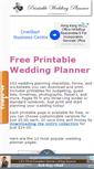 Mobile Screenshot of printableweddingplanner.com